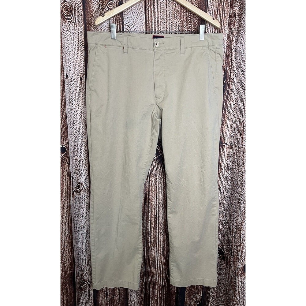 UNTUCKit Mens Khaki Chino Relaxed Fit Pants 36x30 Stretch